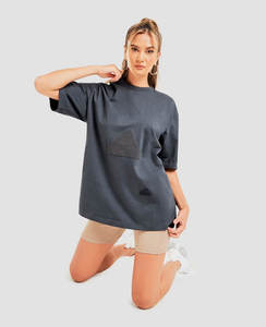 T-shirt de golf sans manches en denim pour femme avec appliques et design perforé, couleurs et logo personnalisés, vêtements de sport décontractés de haute qualité - Product Image 1