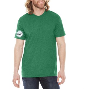 Camiseta verde oliva para hombre, mezcla triple, súper suave - Product Image 1