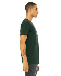 Bella แคนวาสเสื้อยืดกีฬาคอกลมเสื้อคอกลมสีเขียวเข้มขนาดใหญ่ - Product Image 2