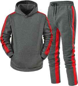 Chándal para Hombre, Proveedor Directo de Fábrica, Poliéster y Algodón, Sudadera con Capucha Completa, Impresión Digital, Grueso, Talla Grande - Product Image 2