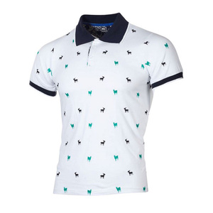 Spring Summer Short Sleeve Polo Tshirts 100 Cotton Mens Polo Shirt Jersey Fabric T Shirt Polo - Product Image 1