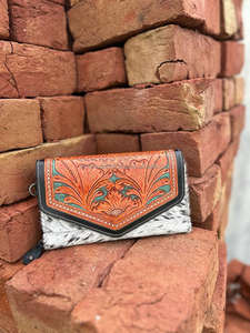 Nouveau Style occidental cheveux sur la peau en relief couleur usiné fourrure cuir grande taille main embrayages vente chaude femmes conçu fronde sacs à main - Product Image 6