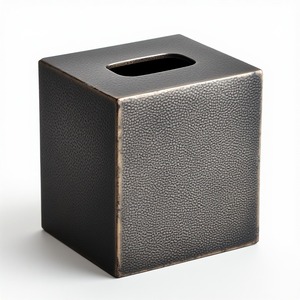 Caja de Pañuelos Contemporánea para el Hogar, Diseño de Líneas Limpias, Durabilidad de Metal Resistente, Hecha a Mano, Portátil, para Uso Decorativo Práctico en el Hogar - Product Image 3