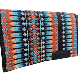 Manta de sillín de caballo de espectáculo occidental de calidad superior Diseño tejido a mano de Nueva Zelanda con relleno de lana Nuevo lanzamiento - Product Image 2