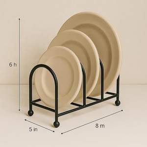 Support de plaque métallique décoratif de fabricant fiable pour la maison et le bureau, créant un aspect organisé avec du métal moderne - Product Image 6