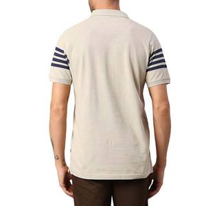 Estilo de calle alta para hombre para Polo Logotipo impreso bordado personalizado Algodón transpirable Tallas grandes Nuevo diseño Camiseta de alta calidad - Product Image 4