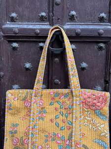 กระเป๋าผ้าฝ้ายสไตล์โบโฮวินเทจสไตล์ชนเผ่าวินเทจสีทึบแบบพกพาเปิดปิดแบบบุสองชั้นสำหรับฤดูร้อนฤดูใบไม้ร่วงฤดูหนาว - Product Image 2