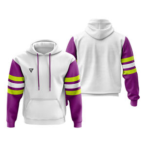 Sweat à capuche personnalisé pour hommes 100% coton éponge française pull-over lourd automne hiver sweat à capuche surdimensionné broderie longue - Product Image 5