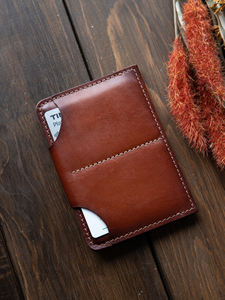 Portadocumentos de Cuero Genuino de Alta Calidad para Documentos de Auto, Solución Elegante y Práctica para Guardar Documentos - Product Image 3