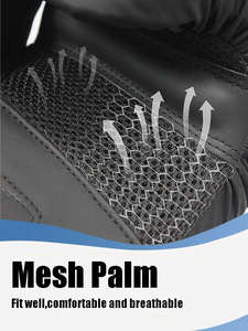 Gants de boxe universels en PU, protection UV, respirants, imperméables, 12 oz, légers, pour entraînement et sparring, personnalisables, OEM, vente en gros - Product Image 6