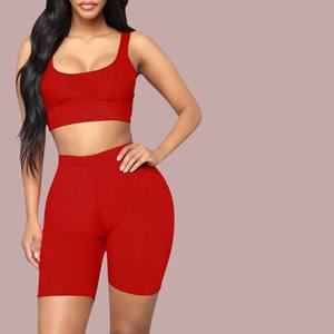 Nuevo conjunto de Yoga para mujer, 2 piezas de talla grande, ropa deportiva personalizada de Color, conjuntos de Fitness de gimnasio de alta elasticidad para mujer, secado rápido - Product Image 3