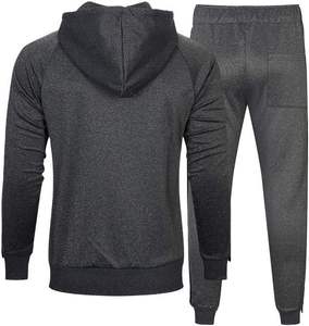 ชุดวอร์มขนแกะแขนยาวมีฮู้ดสำหรับผู้ชาย, ชุดวอร์มออกกำลังกายวิ่งออกกำลังกายระบายอากาศได้ดีสำหรับฤดูหนาว - Product Image 6