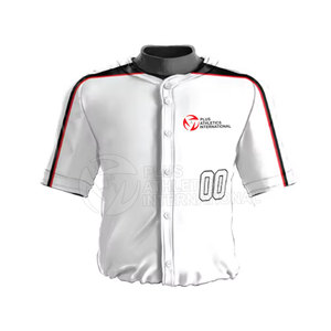 Uniforme de béisbol con insertos de malla para ventilación y aparejos Números de sarga Conjunto completo de uniforme de béisbol - Product Image 5