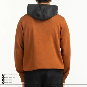 Sweat à capuche surdimensionné en coton 100% de haute qualité avec logo personnalisé, 450 g/m², épaules tombantes, streetwear, vente en gros, sweats à capuche pour hommes - Product Image 5