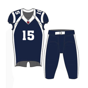 Uniforme de football américain d'approvisionnement direct d'usine maillot de football américain respirant et sublimation courte et impression du nom du joueur - Product Image 4