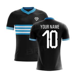 เสื้อฟุตบอลผ้าระบายอากาศได้ดีนุ่มสบายออกแบบใหม่โลโก้ - Product Image 1