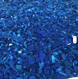 Flocons de PEHD bleus lavés à chaud, qualité industrielle, matière première plastique recyclée - Product Image 6