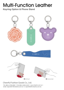 Porte-clés élégant en métal multicolore Design tendance pour les anniversaires - Product Image 5