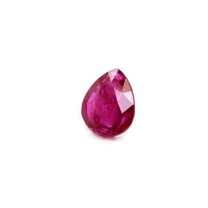Rubis naturel du Mozambique non traité, taille poire, 2 carats, pierre précieuse en vrac, taille personnalisable, tourmaline rouge, tourmaline jaune, citrine, octogone synthétique - Product Image 4