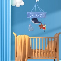 Jouets de berceau multifonctionnels de la série Océan mignons, un produit très vendu sur Internet, jouet de cloche suspendu de haute qualité