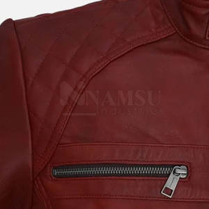 Chaquetas de cuero de alta calidad con textura suave Chaquetas de cuero de mejor material Chaquetas de hombre hechas en Pakistán - Product Image 3