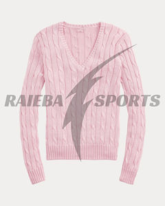 เสื้อสเวตเตอร์แฟชั่นลำลองสำหรับผู้หญิง คุณภาพสูงพิเศษ สำหรับฤดูหนาว คอทรงกลม ติดกระดุมด้านหน้า สีและขนาดสั่งทำได้ ผลิตจากขนสัตว์ 100% ป้องกันการเป็นขุย - Product Image 1