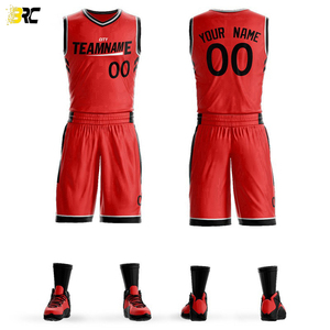 Prix direct usine, logo personnalisable, maillot et short de basketball unisexe pour équipe, sublimation, respirant, grandes tailles, haute qualité - Product Image 2