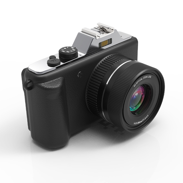 New Product Real 6x Optical Zoom Auto Focus 2.7k Video Camcorder Retro Photography Camera Photo