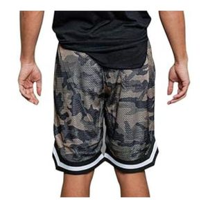 กางเกงขาสั้นตาข่ายแนวสตรีทของผู้ชายกางเกงขาสั้นตาข่ายสูงแบบแห้งเร็วทำจากโพลีเอสเตอร์100% 5นิ้ว - Product Image 5