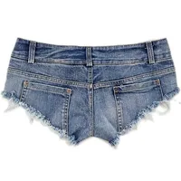 Short skinny personnalisé mode été Sexy femmes Jeans Mini Denim Booty Shorts dames Club fête Super court femmes Shorts