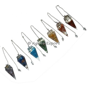 หินโมรารักษาธรรมชาติสีเขียวหินอเวนจูรีนลูกตุ้มแกะสลักสไตล์ฮวงจุ้ยหินโมรารักด้วยการออกแบบธรรมดาโซ่ - Product Image 6