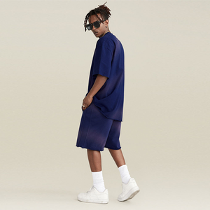 Ensemble de shorts décontractés pour hommes, nouvelle collection été, t-shirt à manches courtes, shorts, ensemble de survêtement uni, vêtements de marque pour hommes, ensembles de 2 pièces - Product Image 3