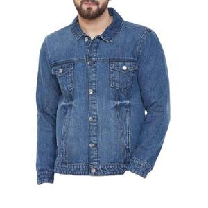 Blouson Bomber en Jean Décontracté Grande Taille Personnalisé avec Logo Hiver 2026 pour Homme – Idéal Sport, Travail et Extérieur – Style Vintage Respirant - Product Image 3