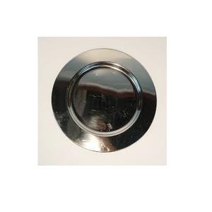 Luxury Wedding Charger <b>Plate</b> Personalized Use Table <b>Decorative</b> Accent Metal Charger Dish <b>Plate</b> With Custom Logo Print - Product Image 2