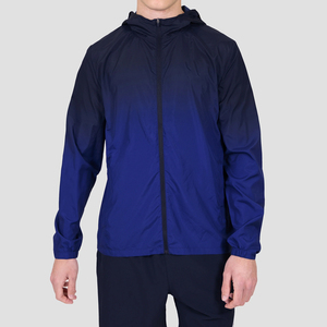 High Quality Custom Logo Sublimation Printing Lightweight Winter Hooded Solid Windbreaker Sets Unisex - Product Image 1
