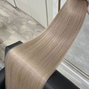 Super Double couleurs claires 24 pouces Extensions en vrac droites naturelles Cheveux humains vietnamiens de qualité supérieure 100 grammes - Product Image 1