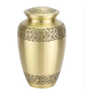 Adult Brass Cremation Handmade Urns <b>Funeral</b> Urns <b>for</b> Male and Female Decorative Urns Burial Urns at Wholesale Price - Product Image 1
