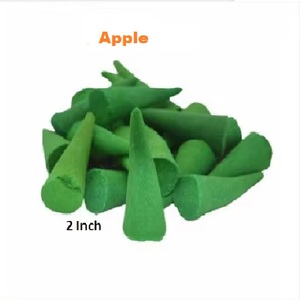 Conos de incienso de manzana natural, suministro al por mayor de conos de incienso de la mejor marca (verde) - Product Image 1