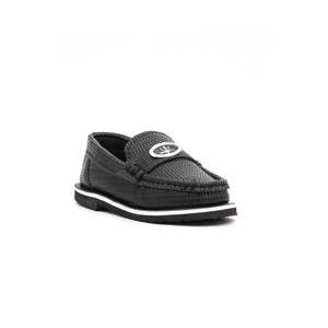 Mocassin décontracté style basket-ball noir pour garçon KD0529 - Product Image 2
