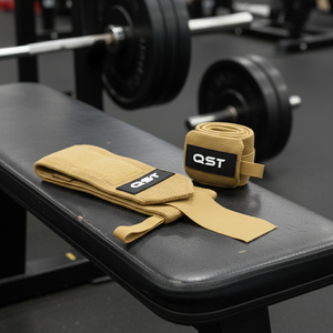 Muñequeras Deportivas de Algodón para Levantamiento de Pesas, Transpirables, con Presilla para el Pulgar, Correa de Entrenamiento Físico, Logotipo Personalizado, Ajustables, para Powerlifting - Product Image 5