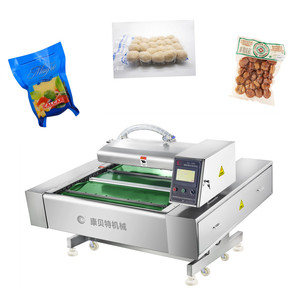 Sos vakum ile ticari plastik gıda et paketleme makinesi - Product Image 2