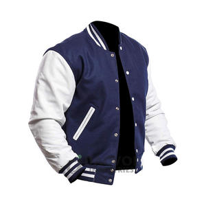 Vente de gros Vestes Letterman personnalisées en coton pour hommes - Product Image 5