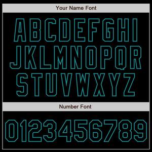 Personalizado negro verde azulado bombardero Varsity Letterman cremallera chaqueta cortavientos Streetwear vintage hombres Varsity chaqueta - Product Image 3