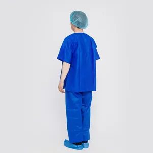 Oem <b>Scrub</b> Suit Manufacturer <b>Sets</b> Short Sleeve Elastic <b>Scrubs</b> Suit Medical <b>Scrub</b> <b>Sets</b> Women <b>Scrub</b> Suit Nurse Hospital Uniform - Product Image 4