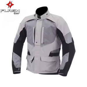 La mejor chaqueta blindada informal para motocicleta, capucha impermeable extraíble, armadura de protección CE, tela transpirable para ropa de carreras de motos - Product Image 6