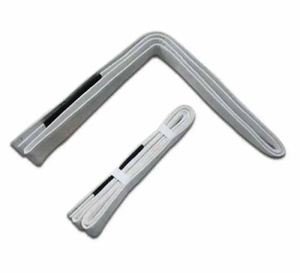 Ceinture de karaté en coton durable avec logo brodé pour l'entraînement professionnel des arts martiaux et la compétition Ceinture de karaté - Product Image 6