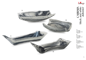 Décoration d'intérieur de luxe Tammaro Home Carrara Murano Glass, design artisanal italien haut de gamme - Product Image 1