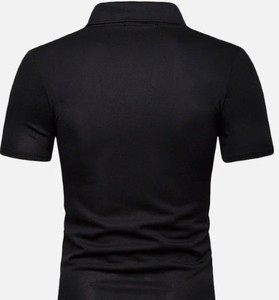 Camisas de Golf Casuales de Manga Corta para Niños, 100% Algodón, con Combinación de Colores en Contraste y Cuello Camisero - Product Image 3