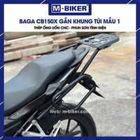 Sac de casque de moto CB150X pour immeuble d'appartements haut de gamme, cadre de suspension arrière suspendu, marque M-Biker Vit Nam, précision CNC