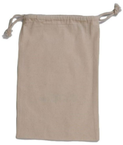 Sac de pochette à cordon en coton biologique 100% personnalisé sac cadeau de stockage réutilisable écologique pour l'emballage de bijoux personnalisable - Product Image 5